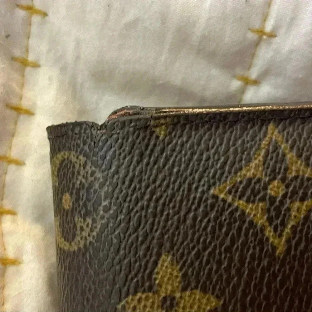 ** LOUIS VUITTON ** authentic vintage Sarah Brown Monogram Wallet - Picture 5 of 13